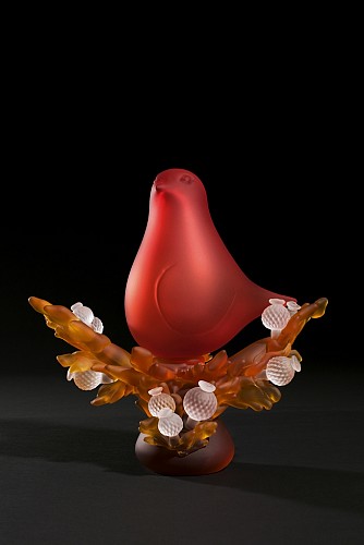 Orange Dove Amber Leaves Crystal Thistle